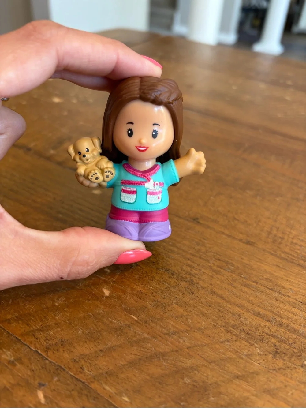 Fisher Price Little People Barbie vetenarian as is